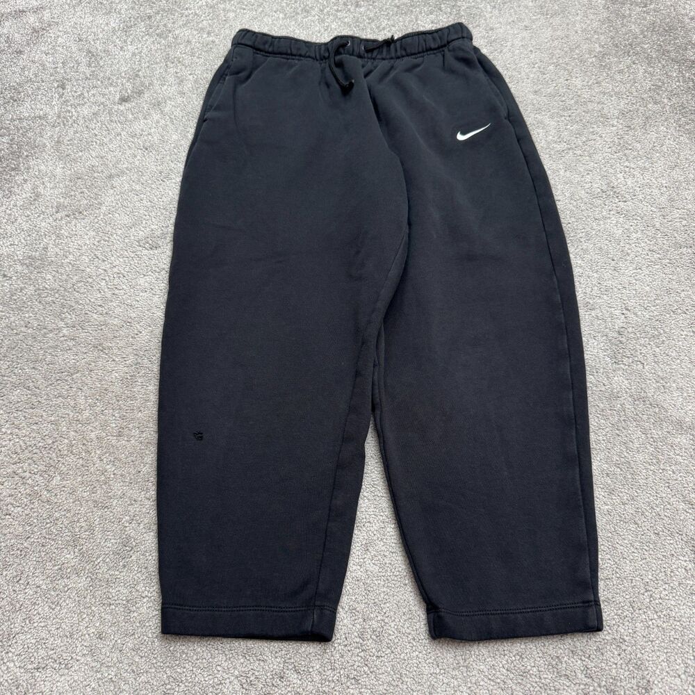 Nike Sportswear Essentials Fleece Curve Sweatpants Womens Medium Black Active
